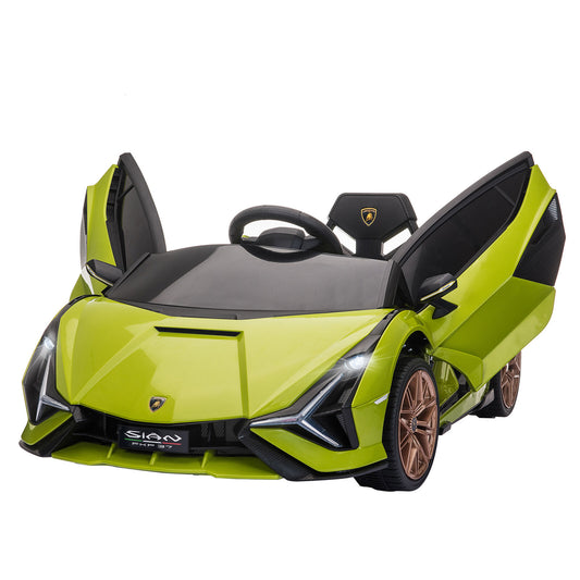 HOMCOM Lamborghini SIAN 12V Kids Electric Ride on Car Toy W/ Remote Control